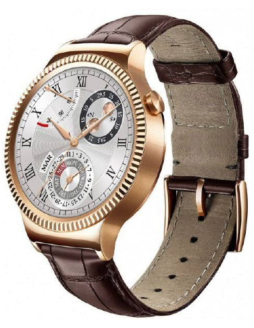 ساعت هوشمند هواوی مدل Steel Case With Brown Suture Leather Strap