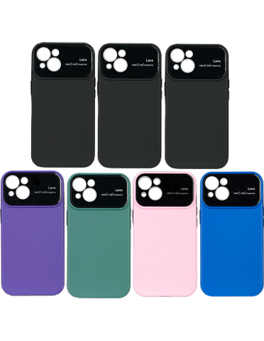 پک 7 تایی کاور سیلیکونی ژله‌ای محکم لنز گوشی اپل iPhone 13 