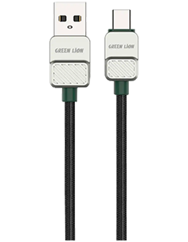 کابل یو اس بی به تایپ سی گرین لاین مدل Electroplated Braided Cable