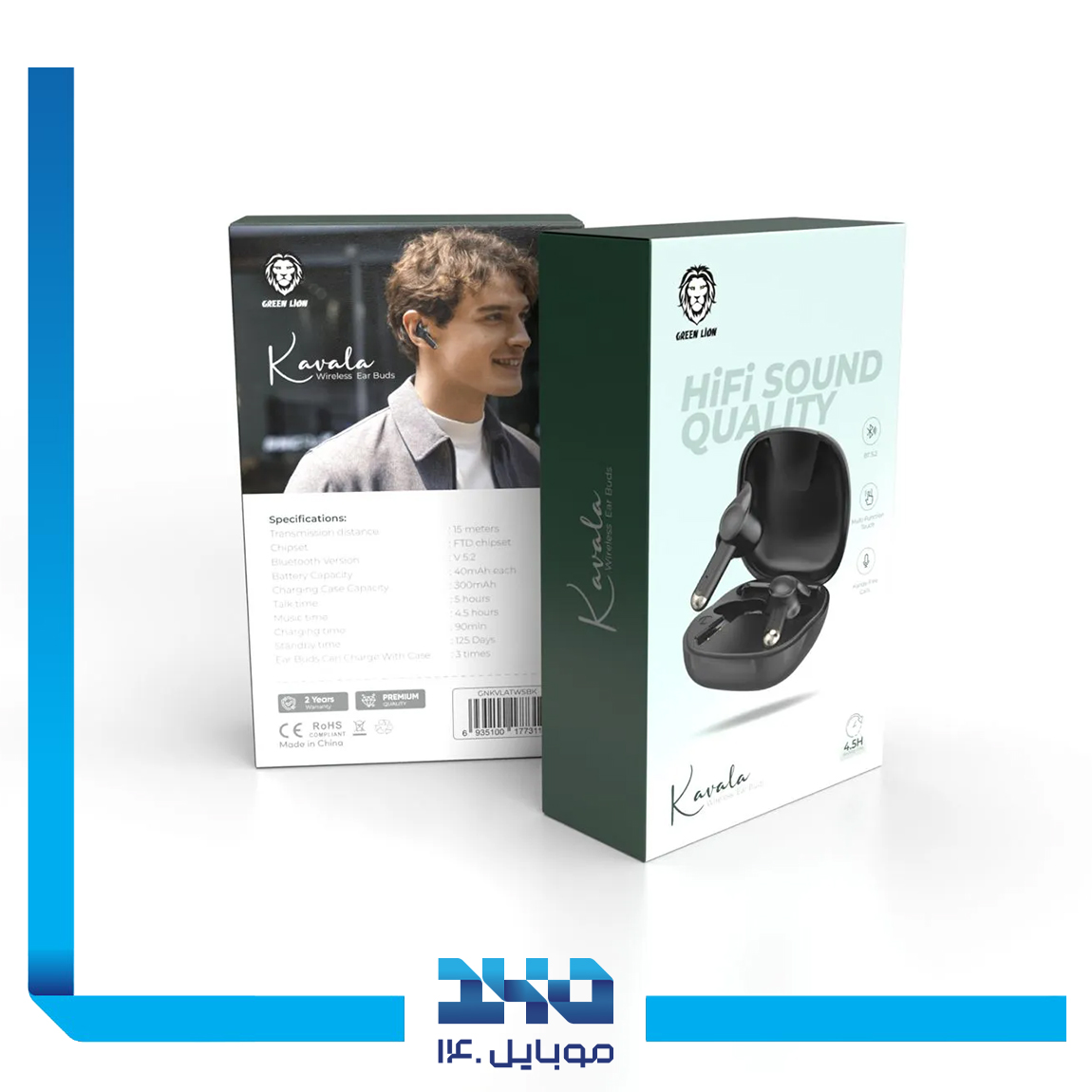 هندزفری بلوتوثی گرین لاین مدل Earbuds Kavala 1