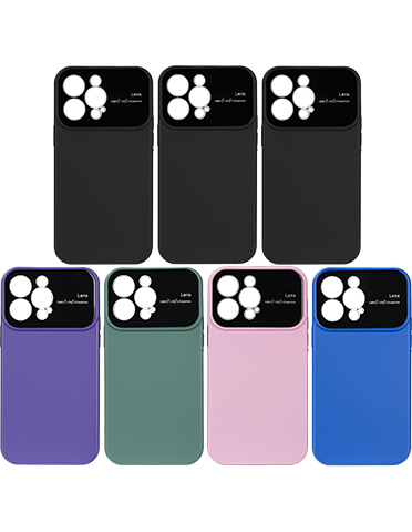 پک 7 تایی کاور سیلیکونی ژله‌ای محکم لنز گوشی اپل iPhone 14 Promax