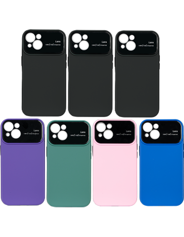 پک 7 تایی کاور سیلیکونی ژله‌ای محکم لنز گوشی اپل iPhone 13 